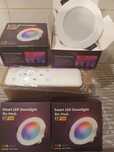 GEYUEYA  reflektory(halogeny) sufitowe LED 4 sztuki 5W + pilot smart