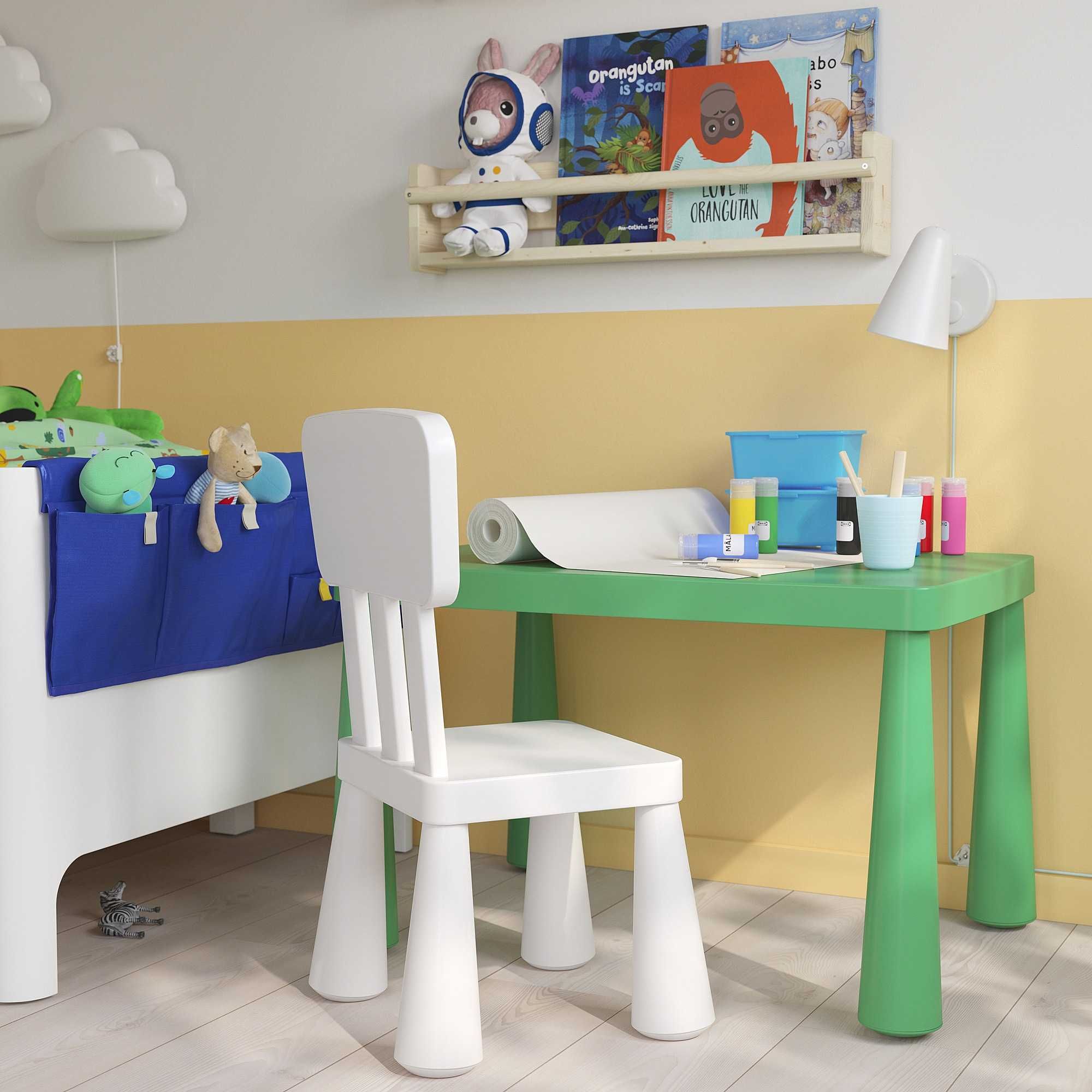 детская мебель Ikea Mammut  набор детский стол+стул дитячий стіл