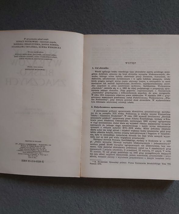 Słownik wyrazów bliskoznacznych Skorupka