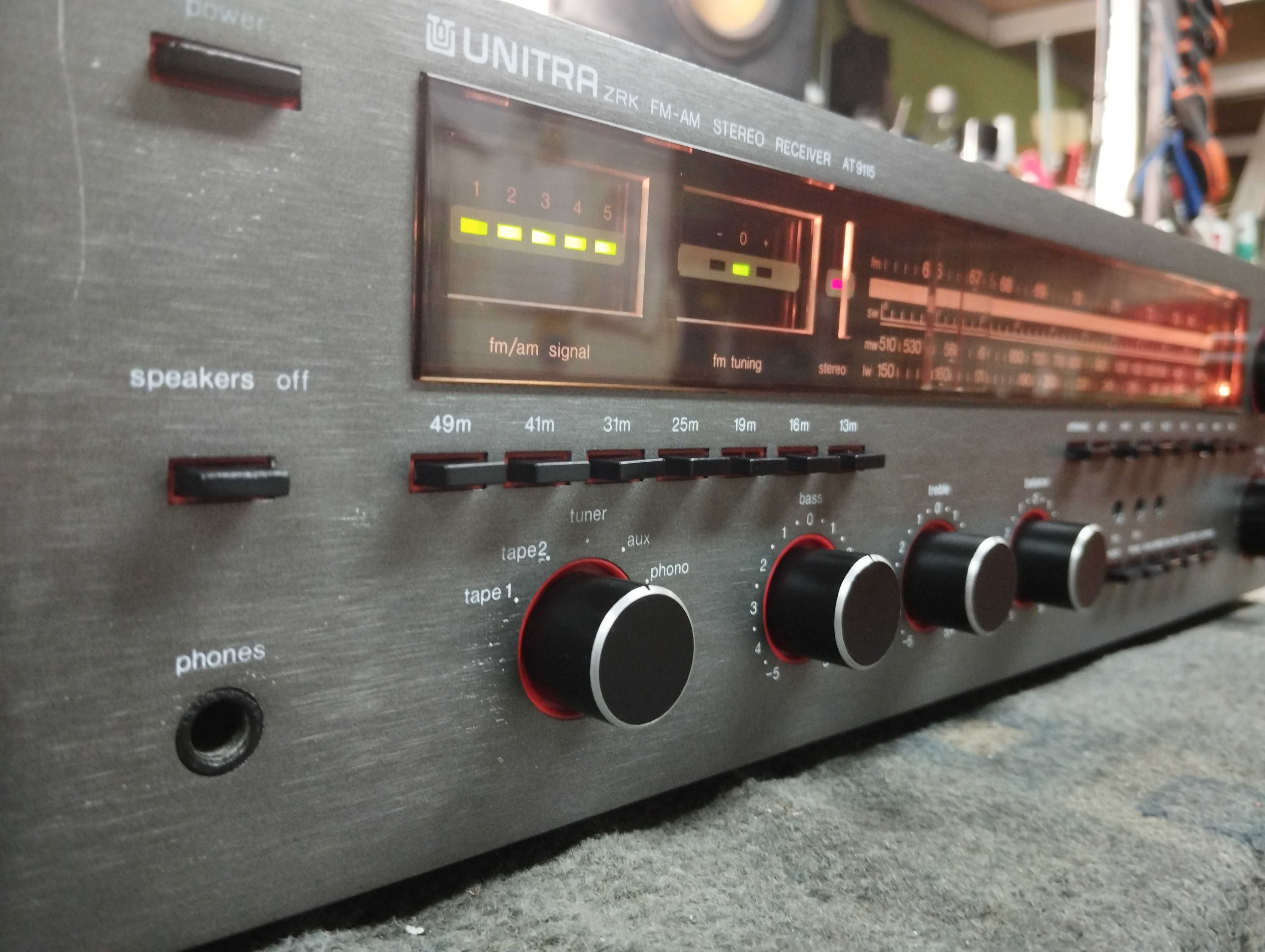 Amplituner radio Stereo Unitra ZRK AT 9115 Unikat Odnowiony