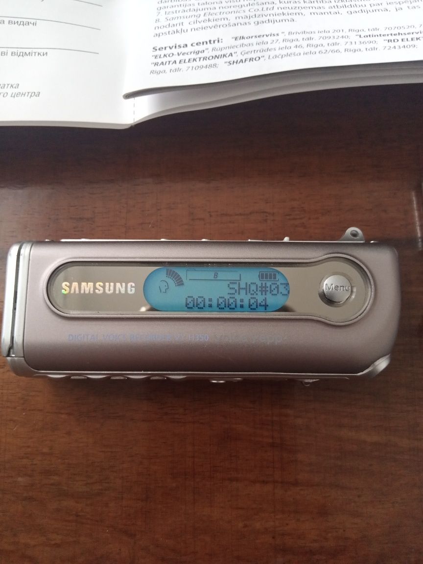 Плеер_Диктофон Samsung VY-H350