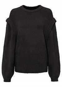 B.P.C czarny sweter krótki 32/34.