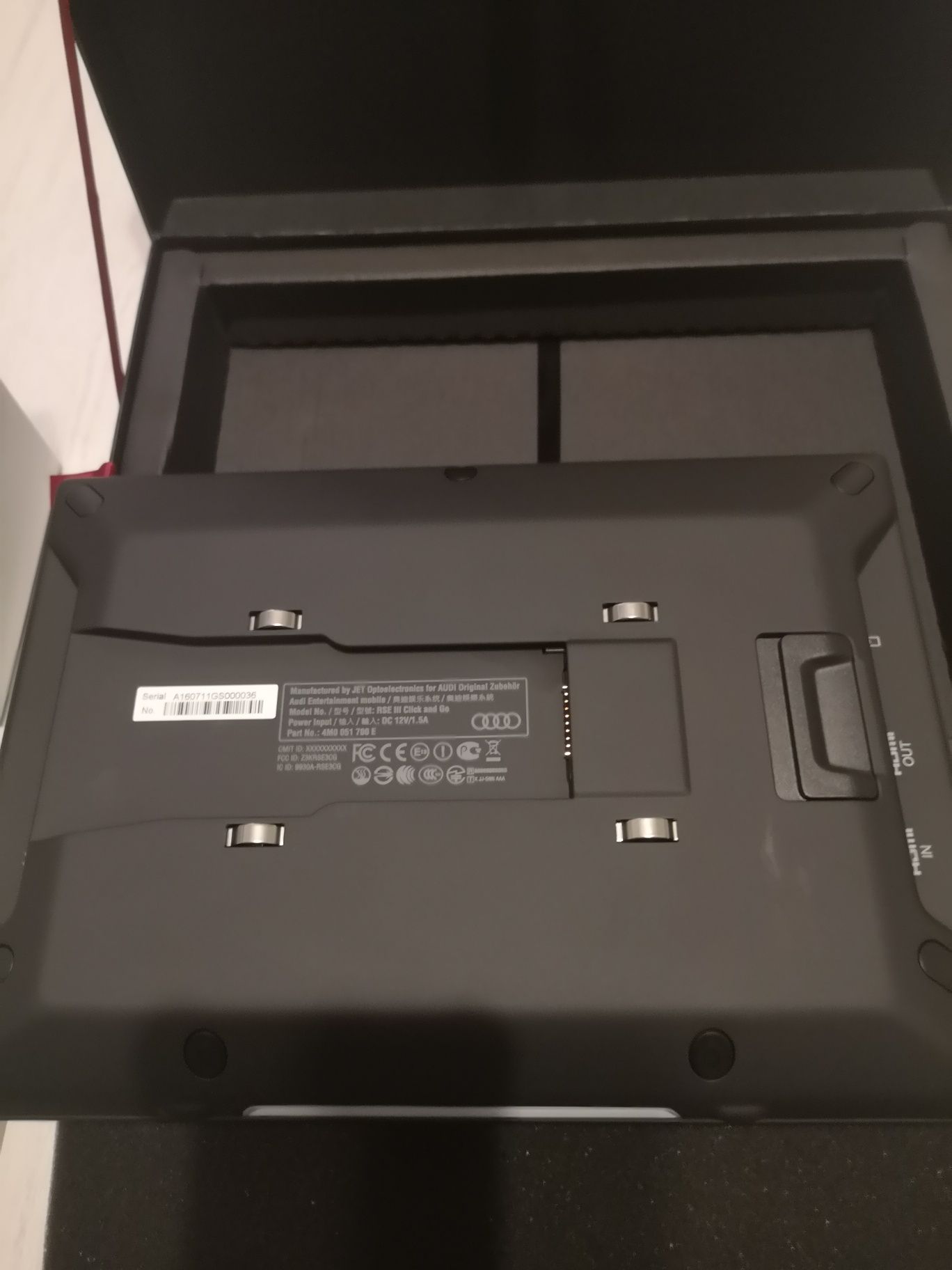 Monitor, tablet Audi mobile RSE 3
