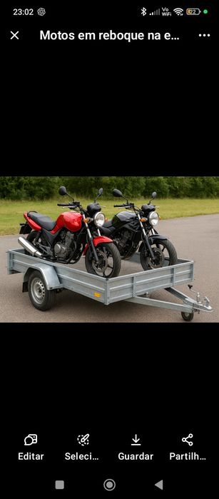 Transporte de motos low cost