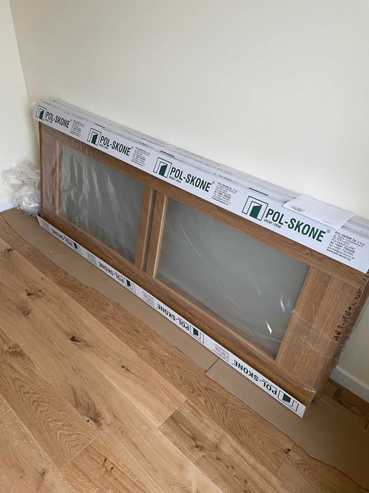 Drzwi wewnętrzne,3 sztuki,Polskone Sempre W05,dąb polski.Stan idealny