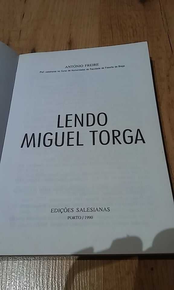 "Lendo Miguel Torga" de António Freire S. J.