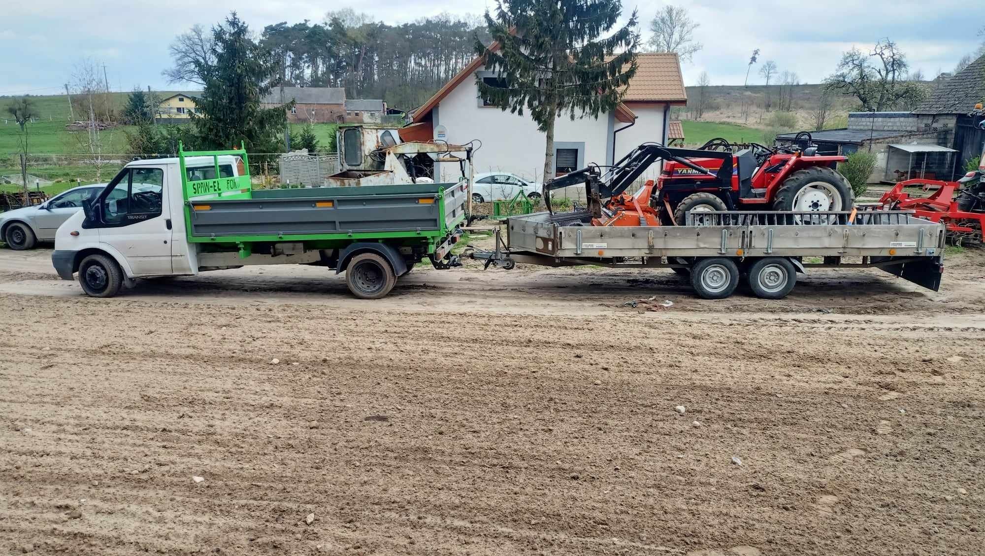 Usługi minikoparka,ładowarka przegubowa schaffer,minitraktorem z Glebo