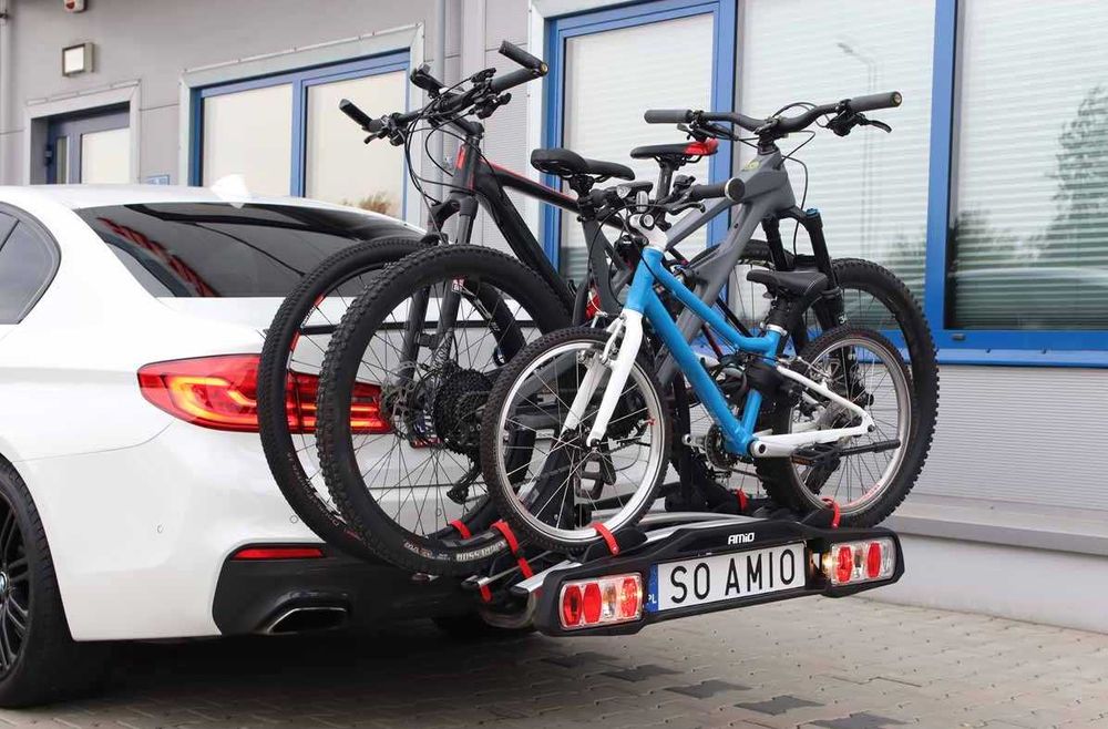 Bagażnik rowerowy na hak  3 rowery GODNY POLECENIA NOWY