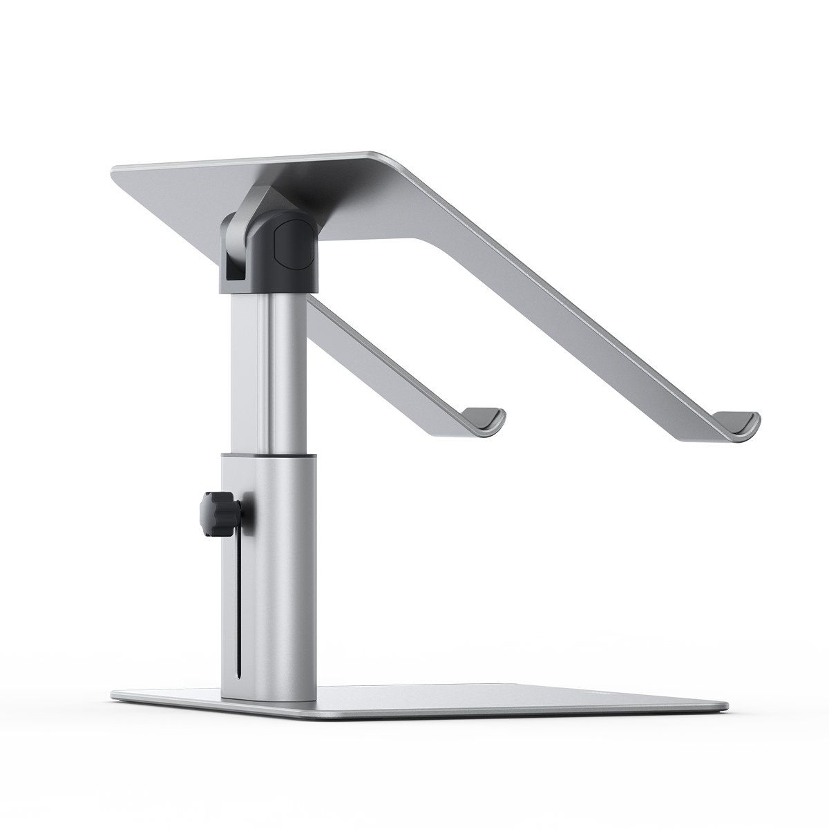 podstawka pod laptopa 11"-17,3" regulowana wysokość aluminiowa srebrny