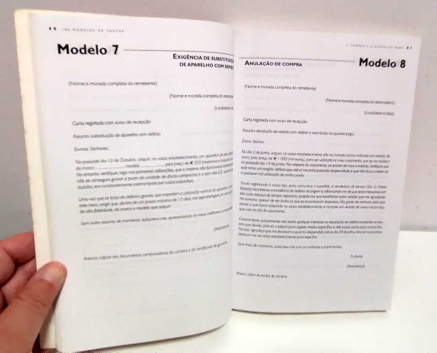 180 Modelos de Cartas para a defesa dos seus direitos