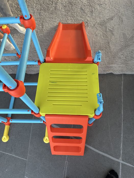 Składana drabinka Lil Monkey ze zjeżdżalnią ślizgawką dla dzieci