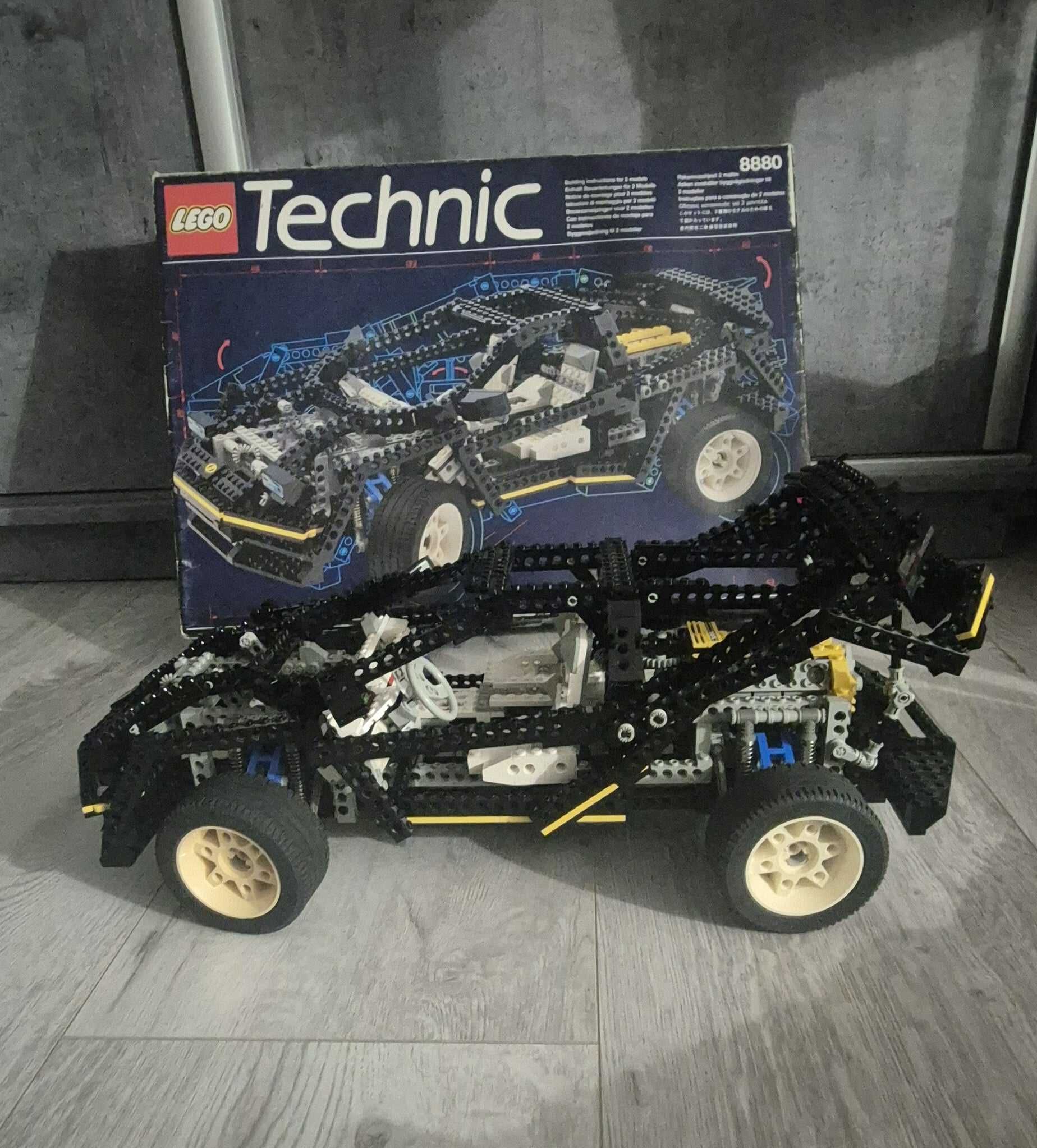 Lego technics 8880 supercar 100% plus wytłaczanka pudełko i instrukcja