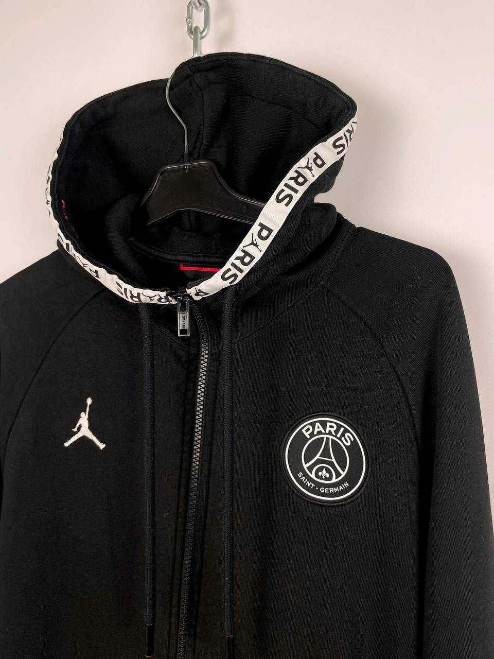 Чоловіче зіп худі , кофта з капюшоном nike air jordan x psg