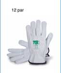 Rękawiczki robocze TB 12 par skóra