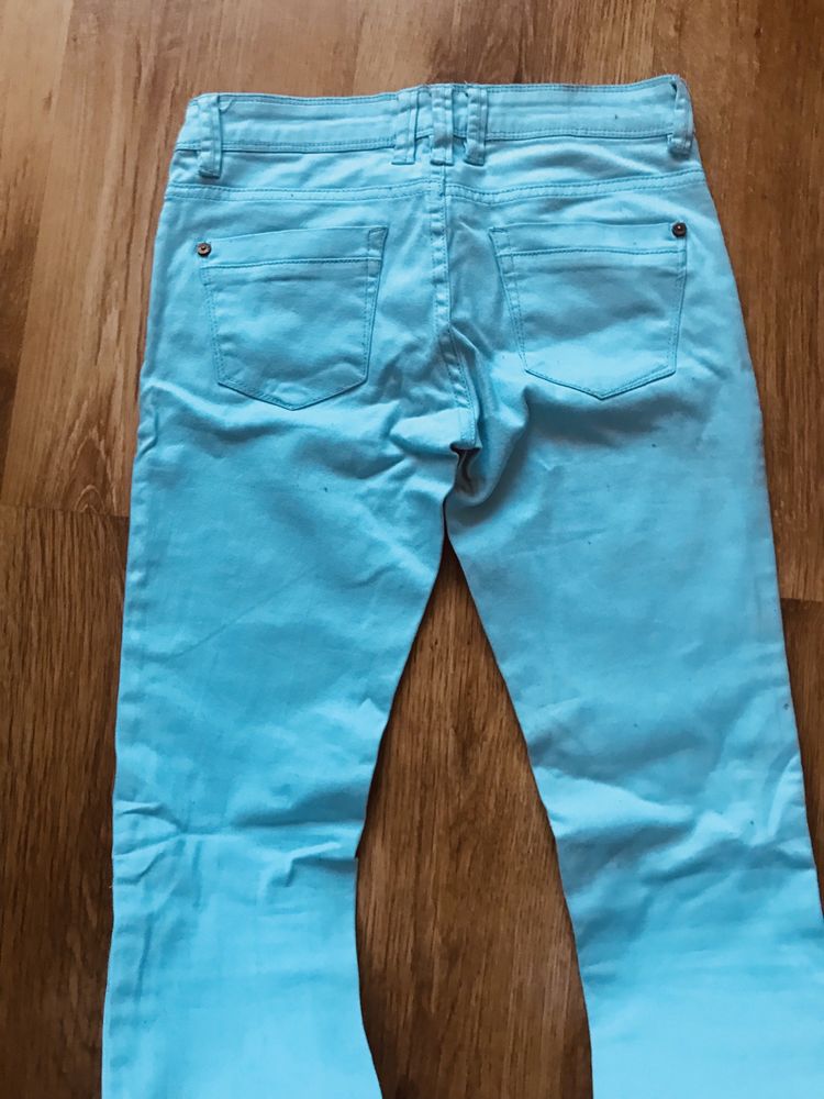 Spodnie jeans  niebieskie XXS