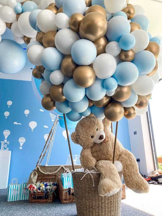 Dekoracja Balonowa/Ścianka Balonowa/Dekoracja Przyjęcia/Roczek/Chrzest