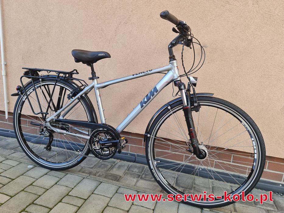 Rower męski trekkingowy KTM VENTO koła 28 SHIMANO SLX okazja aluminium