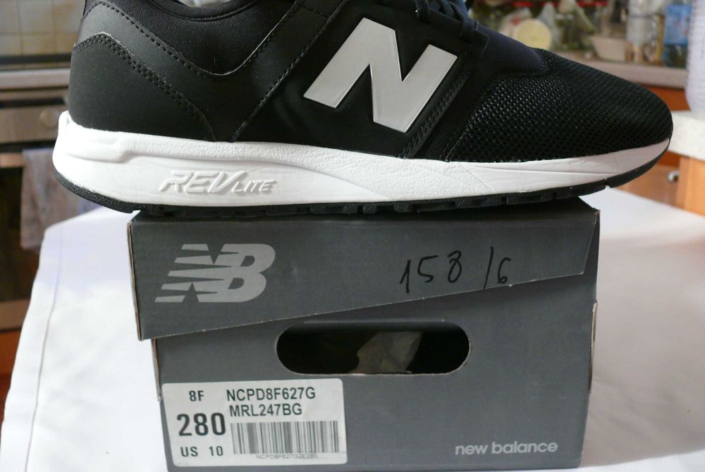 Buty męskie sportowe New Balance  MRL247BG  44 EU 28 CM czarne