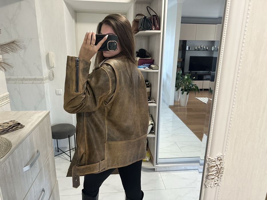 Куртка з натуральної шкіри