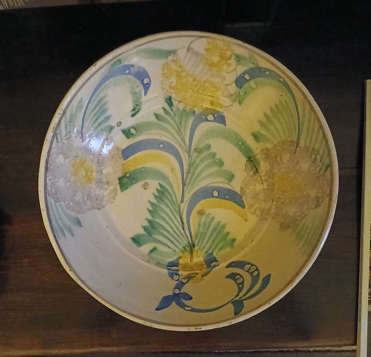 2 Pratos em Faiança Ratinho do Séc. XIX