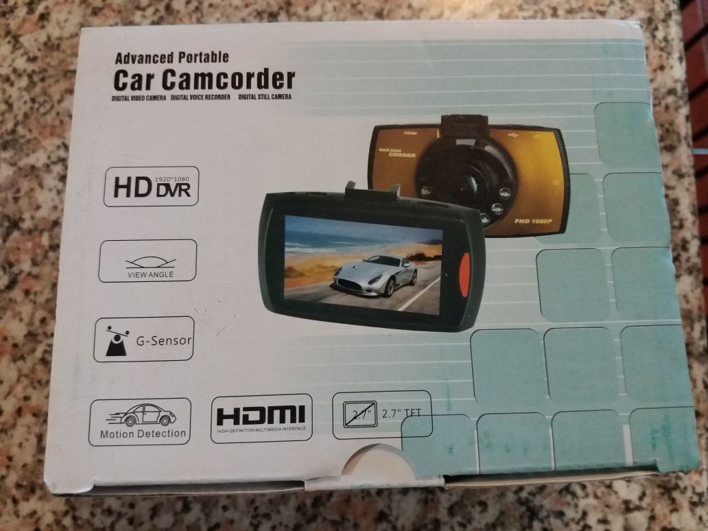 Camera video HD para automovel selado.