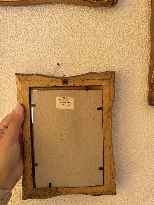Conjunto de 4 molduras vintage italianas