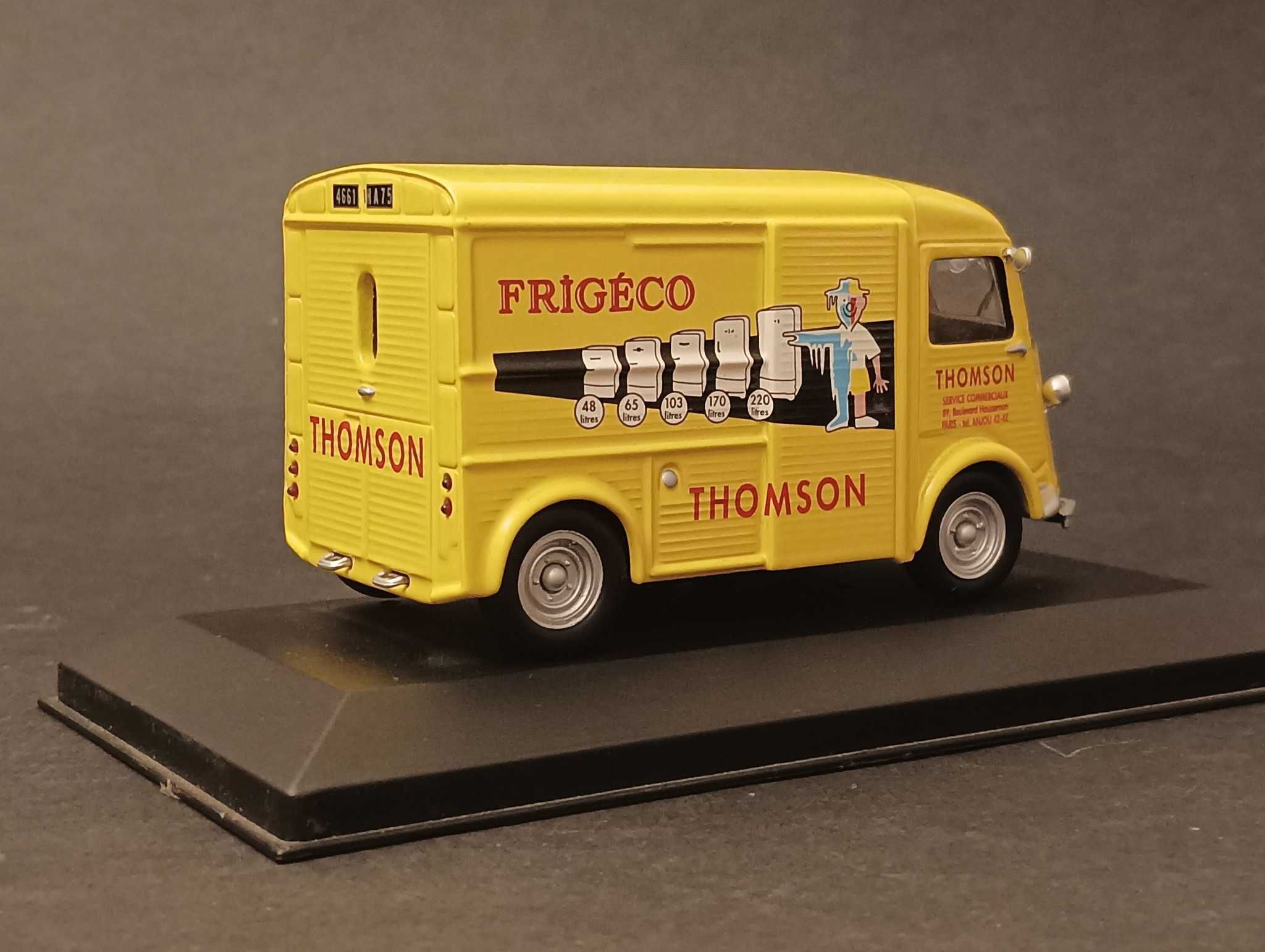 Miniatura Citroen Type H com tampa acrílica 1.43