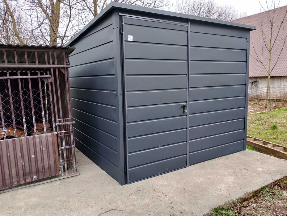 Garaż Blaszany , Wiata , Magazyn, Schowek -Garaże Blaszane -Maj-Blach