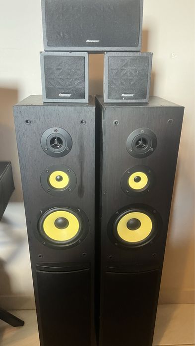 Colunas de sistema de som da Pioneer