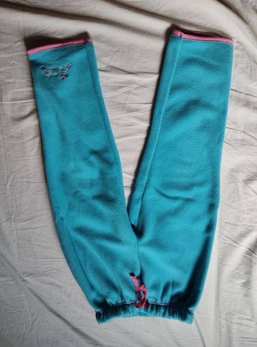 Spodnie dresowe polarowe dziewczęce rozmiar 98/104