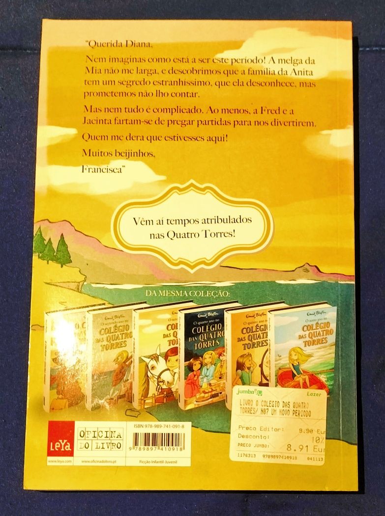 Livros "Colégio das Quatro Torres", Enid Blyton