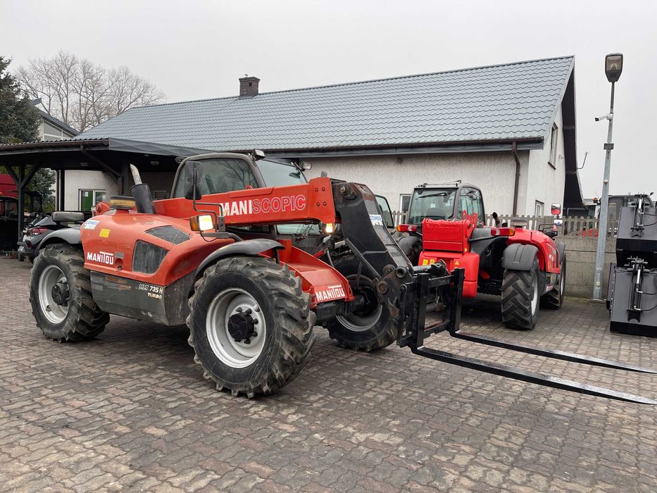 Ładowarka teleskopowa Manitou MLT 735 Rok 2006 Orginał Joystick Brutto