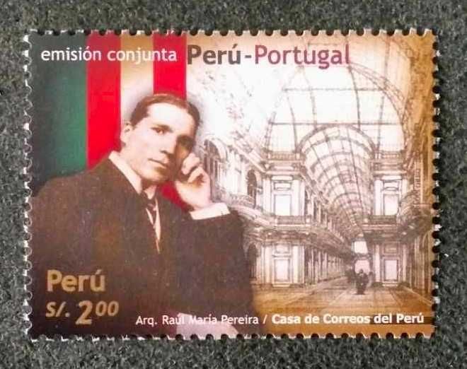 2007 - Emissão conjunta com o Perú: Casa dos Correios