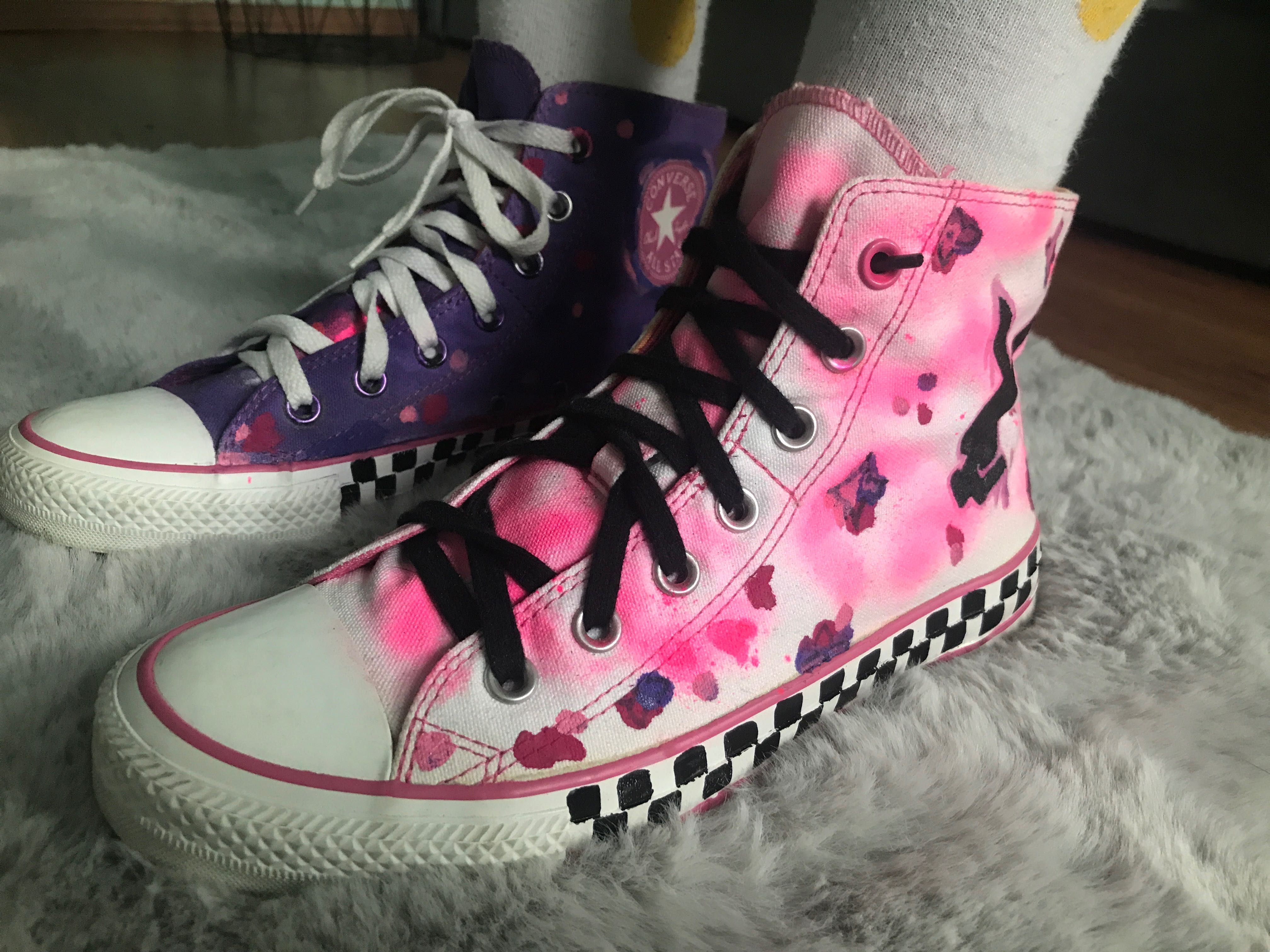 Converse r.39 NOWE Ręcznie malowane-SUPER CENA