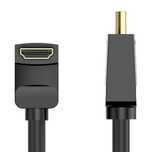 Kabel Hdmi Vention Aarbh 2M 4K 60Hz Kątowy 90° Do Tv Konsoli