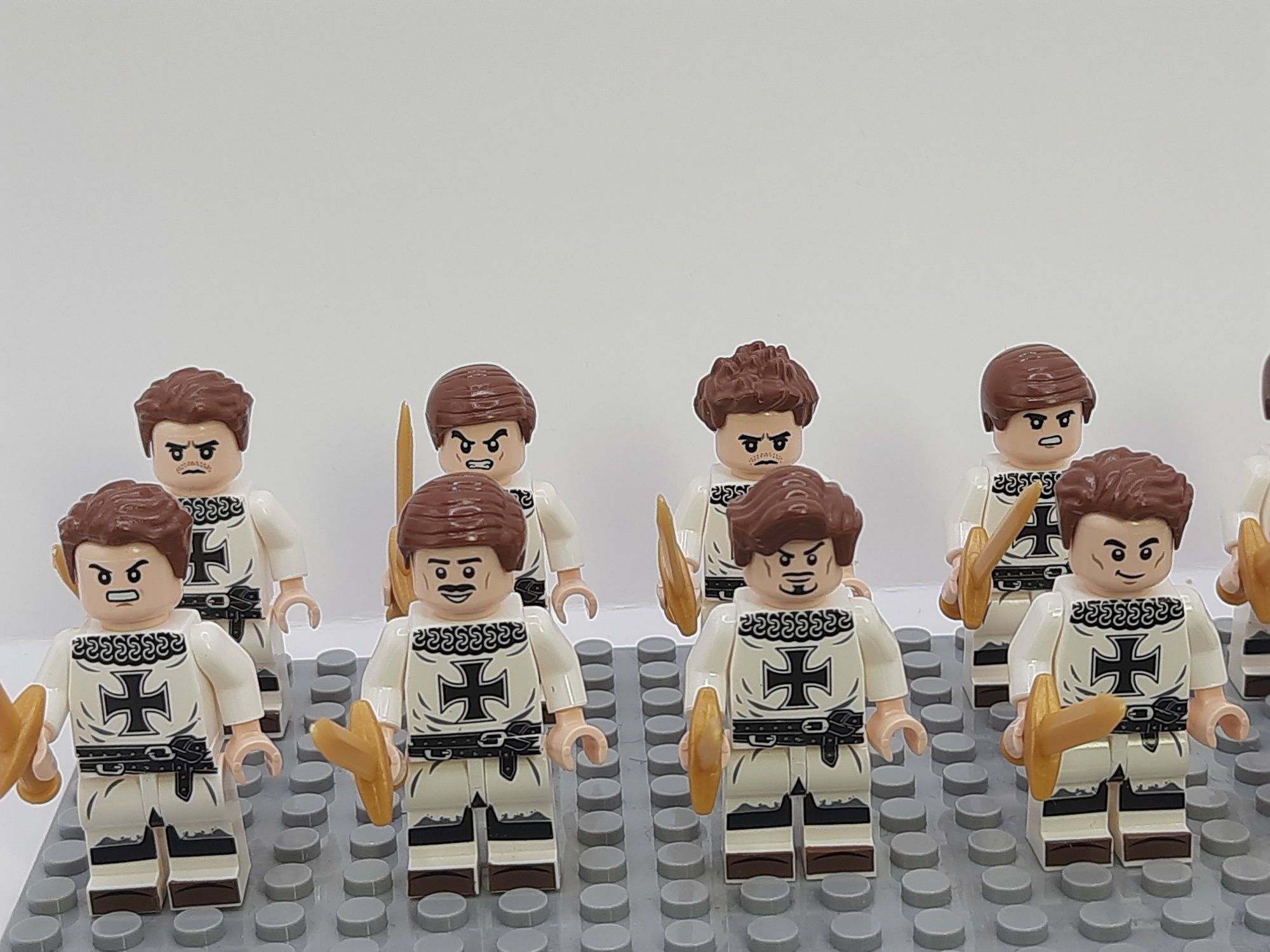 Lego Castle Krzyżacy Rycerz Zestaw Teutonic Knight kompatybilne Lego A