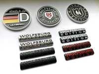 Шильдик значок емблема VW Wolfsburg Edition