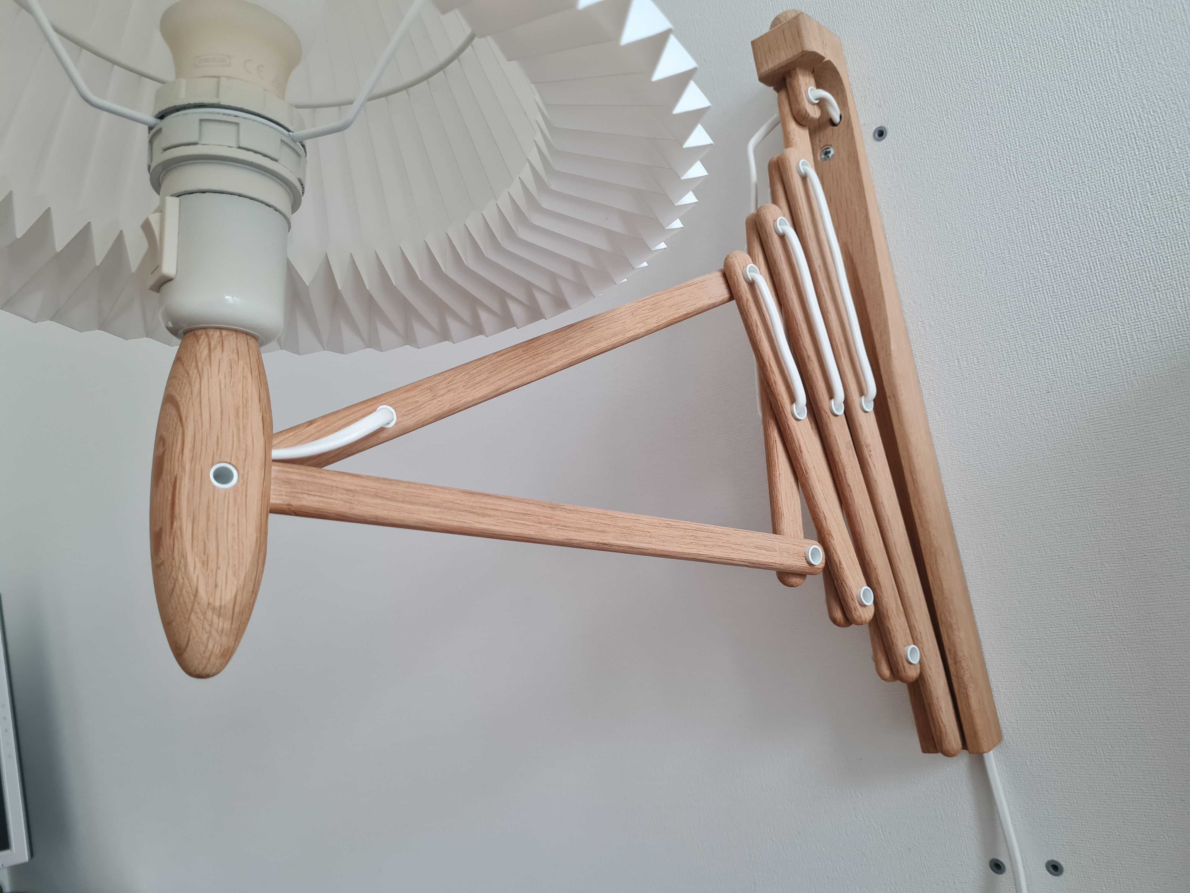 Le Klint lampa ścienna SAX drewniana oryginalna