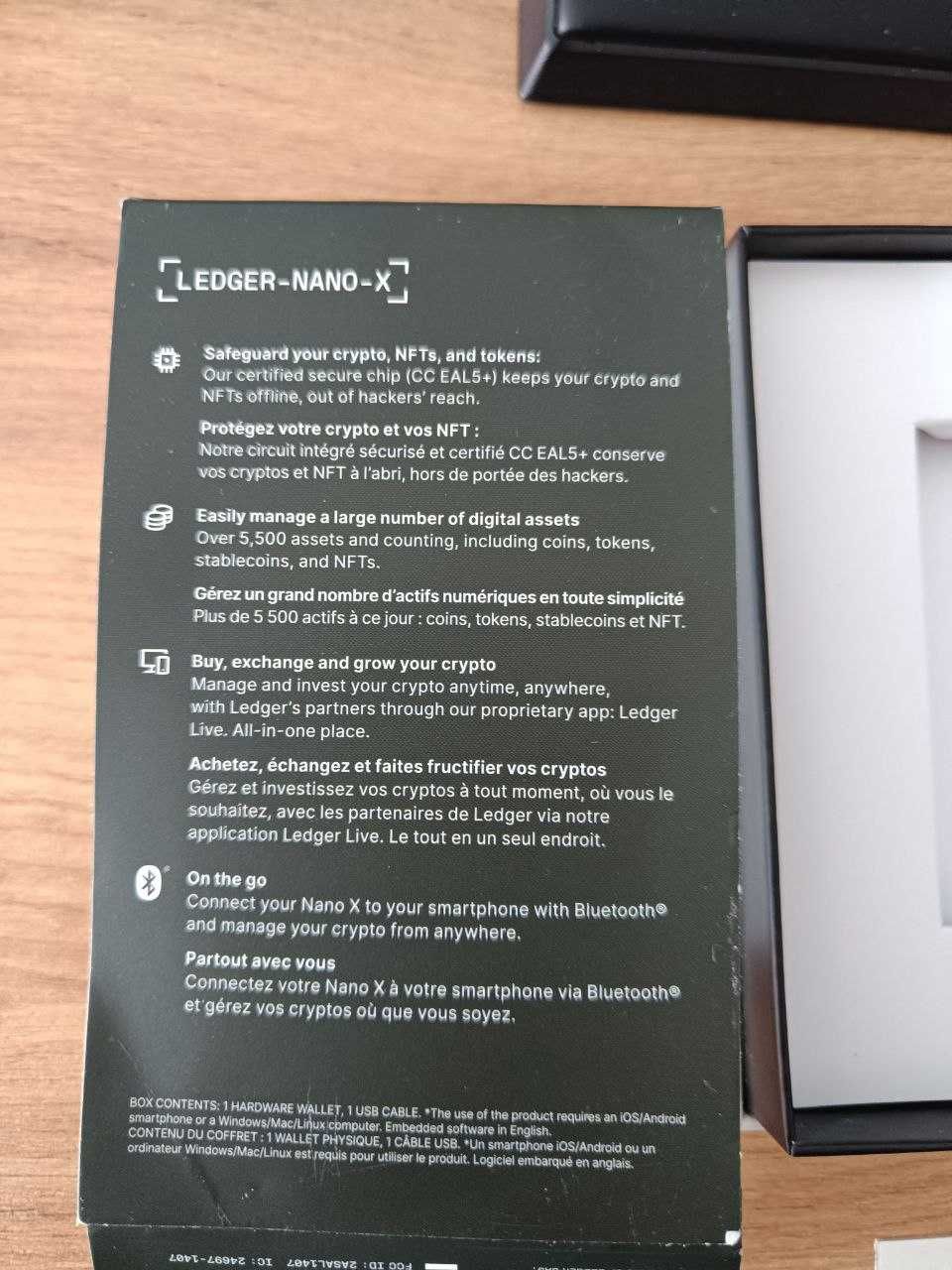 Ledger Nano X Portfel kryptowalut bluetooth Ledger BTC ETH SOL