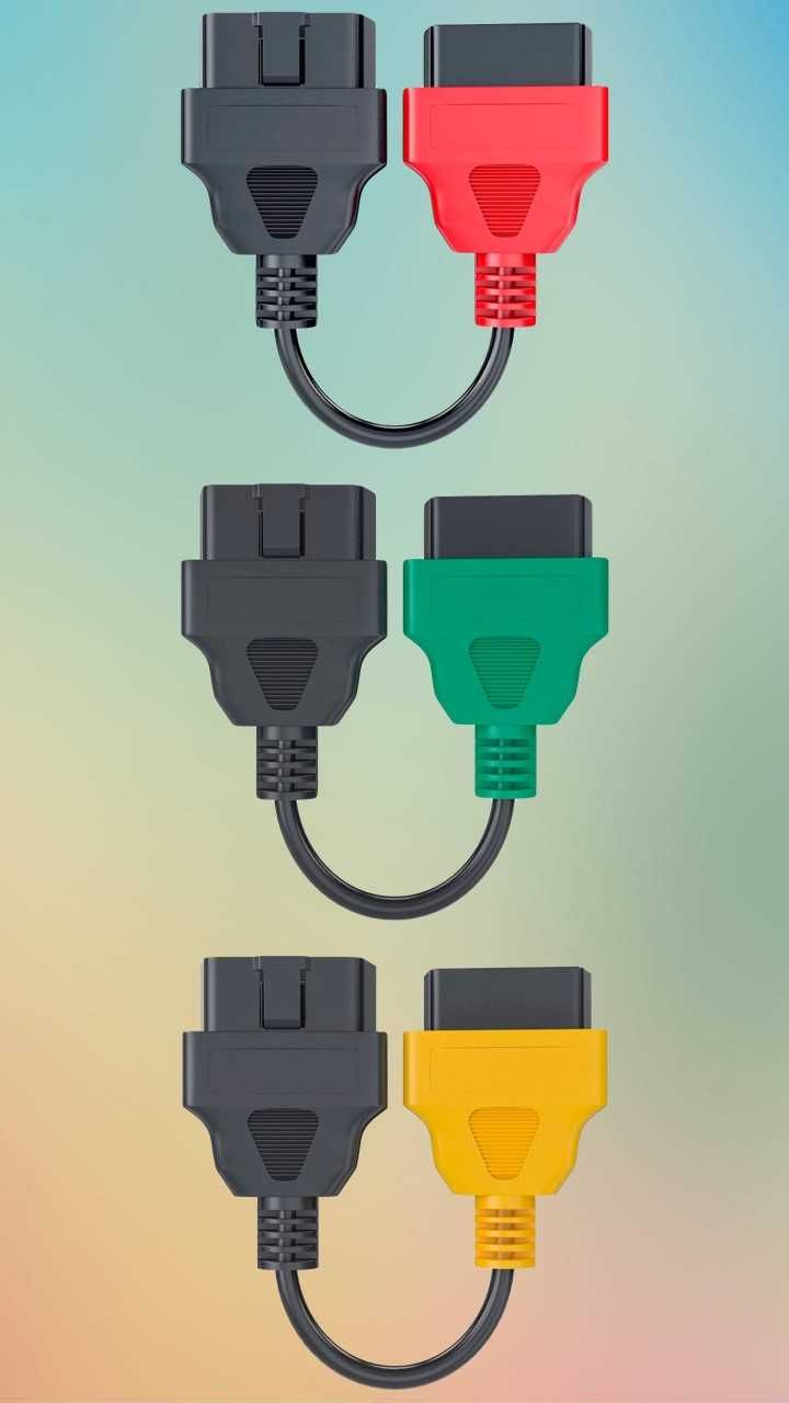 Cabo adaptador obd II Fiatecuscan multiecuscan Honda Alfa