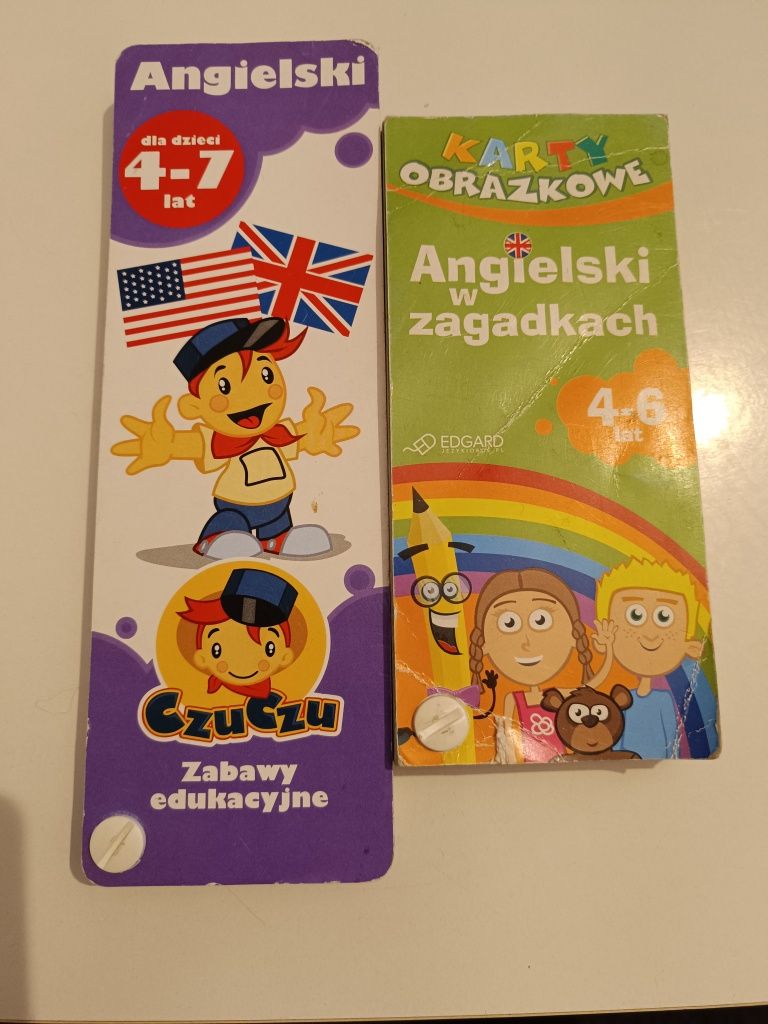 Karty obrazkowe i zabawy edukacyjne Czu-Czu dla dzieci- angielski
