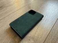 Etui Spacecase typu wallet - zielone do iPhone 13 mini