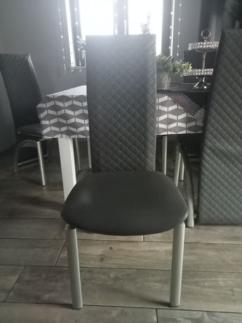 Krzesła tapicerowane eko skórka