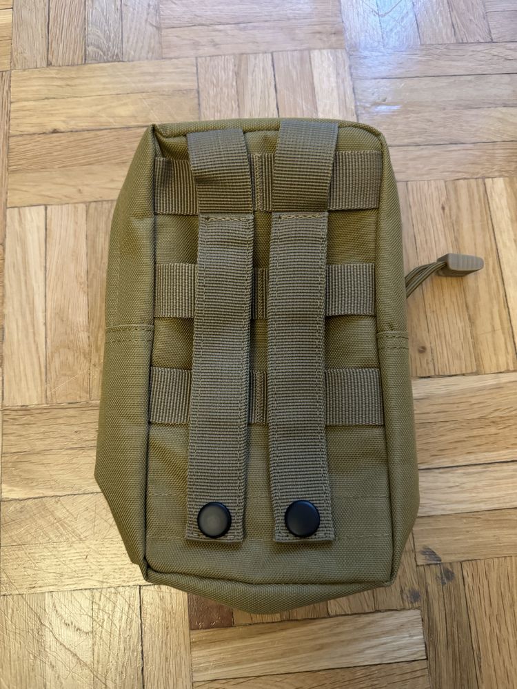 Zasobnik molle pouch kieszeń saszetka taktyczna w kamuflażu oliwkowym