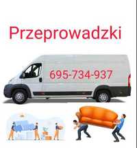 Przeprowadzki transport z ekipa do noszenia PROMOCJA kwiecień