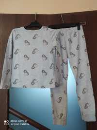 Piżama bawełniana komplet bluza spodnie Frozen Kraina Lodu Elsa r 128