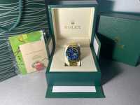 Promocja! Zegarek Rolex Submariner Blue Sea Gold Date! 42mm AAA