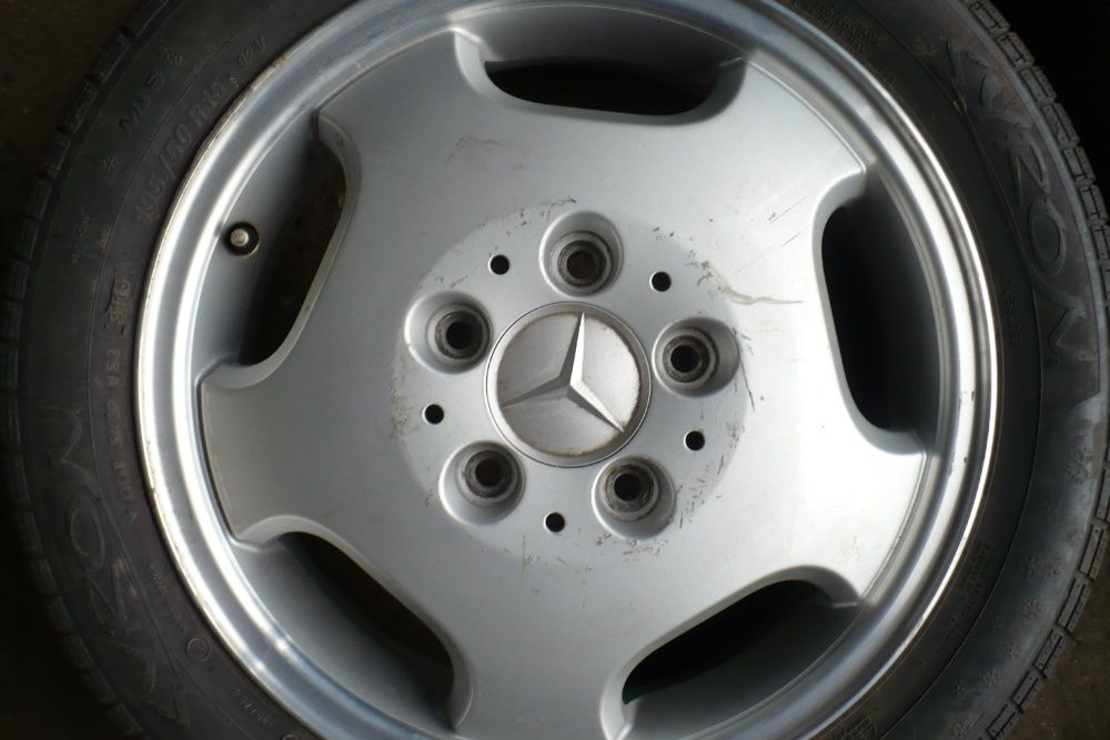 Felgi Aluminiowe 5X112 15" Mercedes Klasa A Oryginał Komplet Polerka