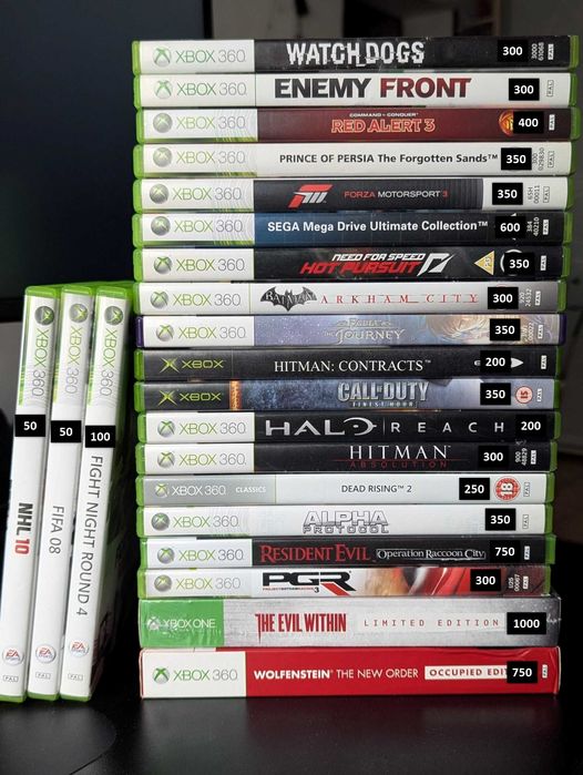 Продам комплект ліцензійних дисків/Ігри на Xbox 360