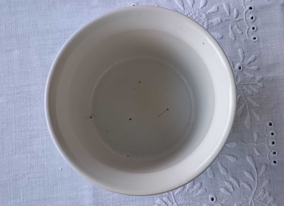 Ceramiczna doniczka 17 cm, temat: botanika, zioła